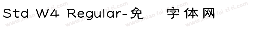 Std W4 Regular字体转换